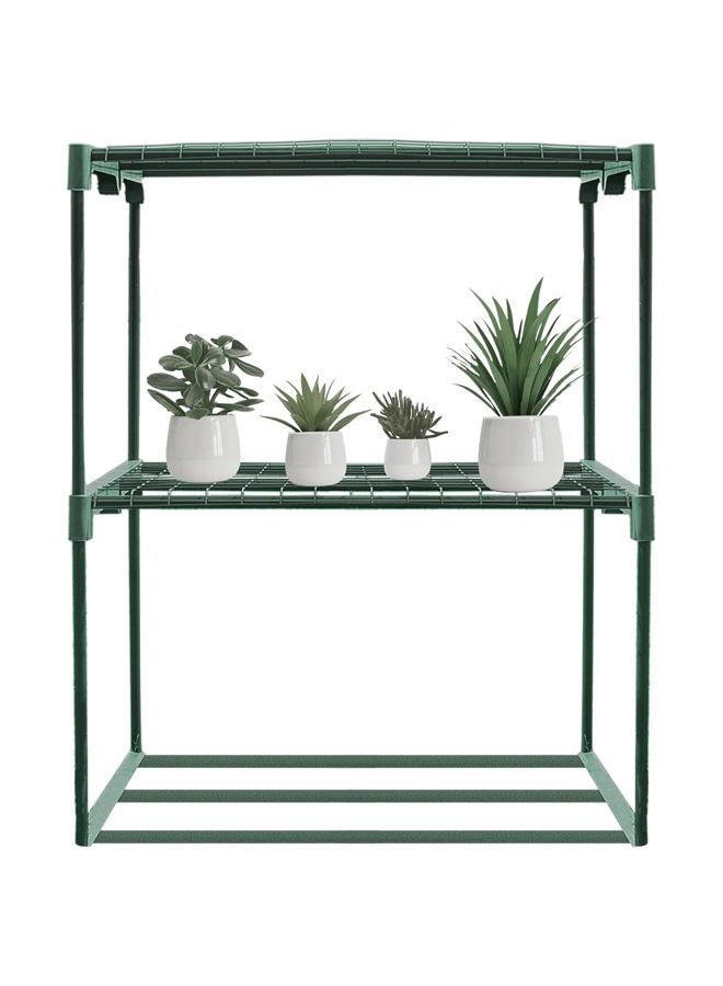 Zenport SH3222A 3-Tier Greenhouse Plant Growing Rack, Black - Image 3