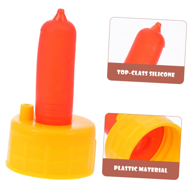 10pcs Silicone Lamb Nursing Bottle Nipples Pacifiers for Calves and Piglets Durable Easy Clean Livestock Feeders - Image 5
