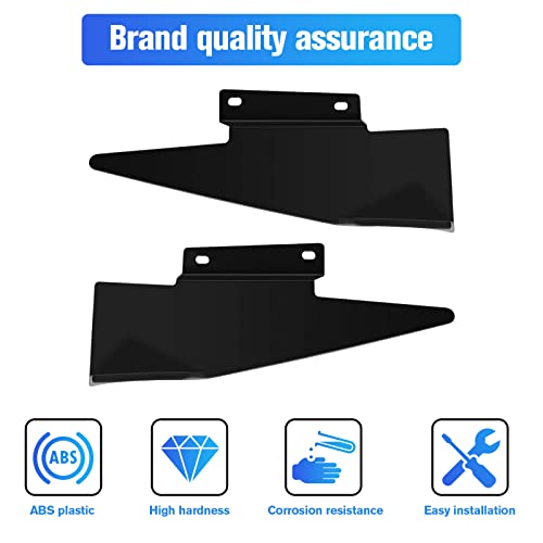 LitMiRaCle Side Skirt Rocker Winglet & Rear Side Splitters Compatible with Ford Mustang 2015+, Car Body Plastic Side Skirt Diffuser 2PCS - Image 4