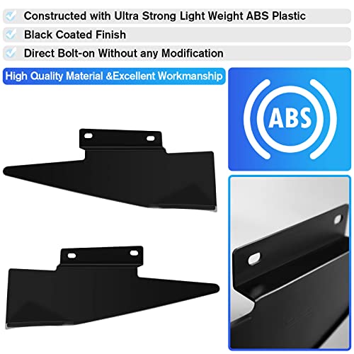 LitMiRaCle Side Skirt Rocker Winglet & Rear Side Splitters Compatible with Ford Mustang 2015+, Car Body Plastic Side Skirt Diffuser 2PCS - Image 3