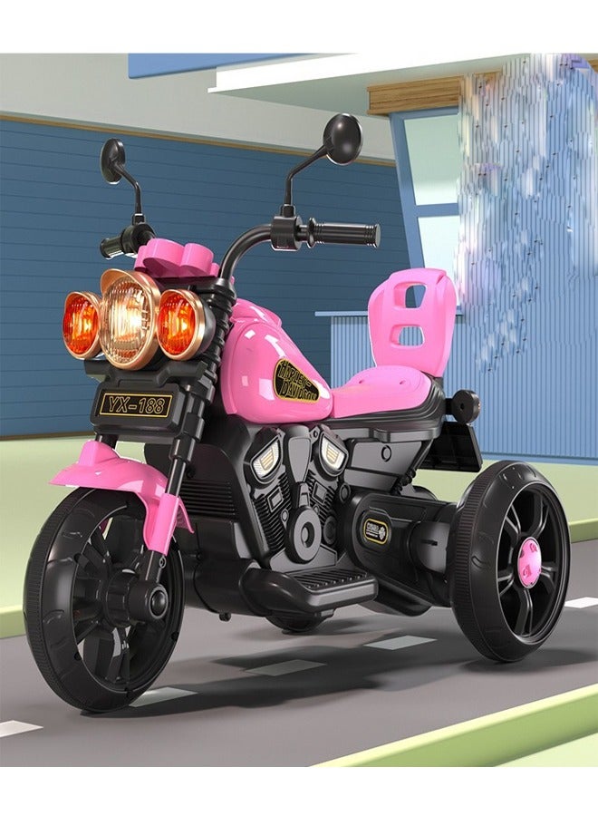 ATM Kids Electric Tricycle Motorcycle Ride-On with Lights and Music - 51 X 93 X 68CM - Image 2