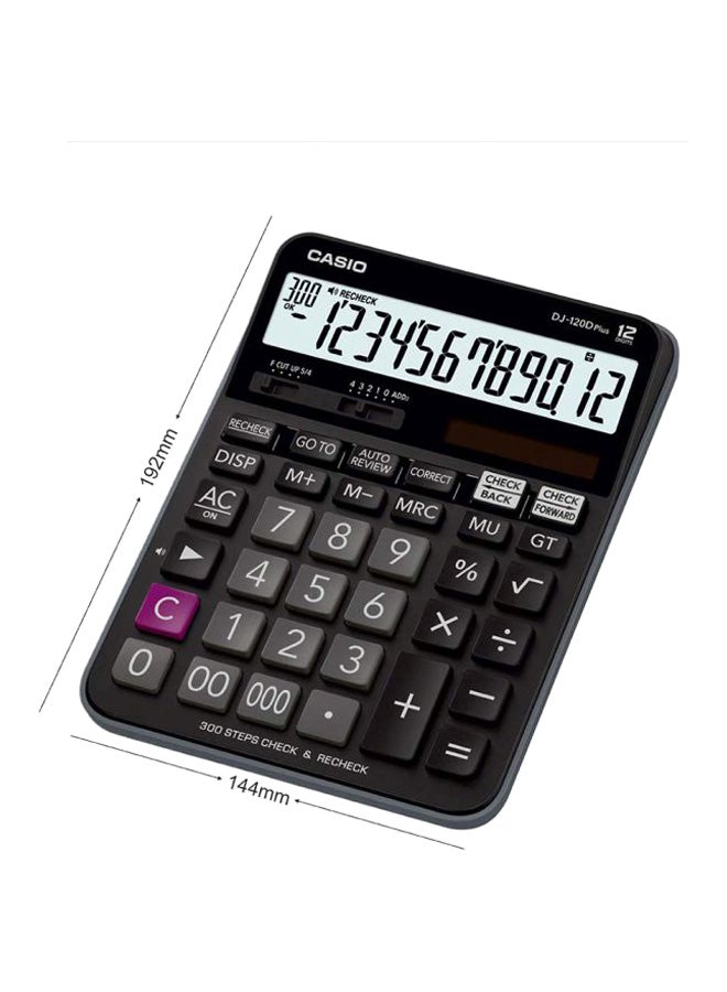 CASIO 12-Digit Desktop Calculator Black - Image 5