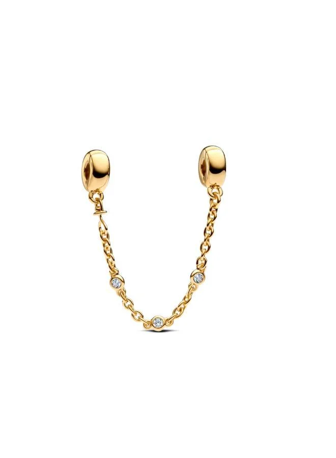 PANDORA Triple Clear Stone Safety Chain