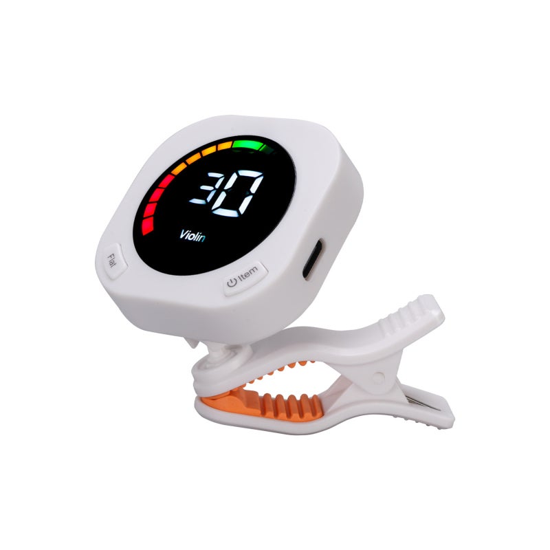 Meideal Clip On Guitar Tuner Rechargeable With Color Screen 360 Degree Rotatable Clip - High Sensitivity Chromatic Tuner for Acoustic Electric Guitar Violin Ukulele - Image 2