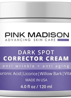 Anti Aging Dark Spot Corrector Cream for Face & Body - Made in USA - Skin Nourishing Age Spot Remover Women Men 4 OZ