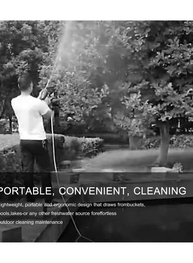 MAAS 24V Cordless Portable Washer Electric High Pressure Cleaner Machine 30Bar Lithium Battery Handheld Car Cleaning Device With Foam Generator Nozzle Water Pump  - Image 3