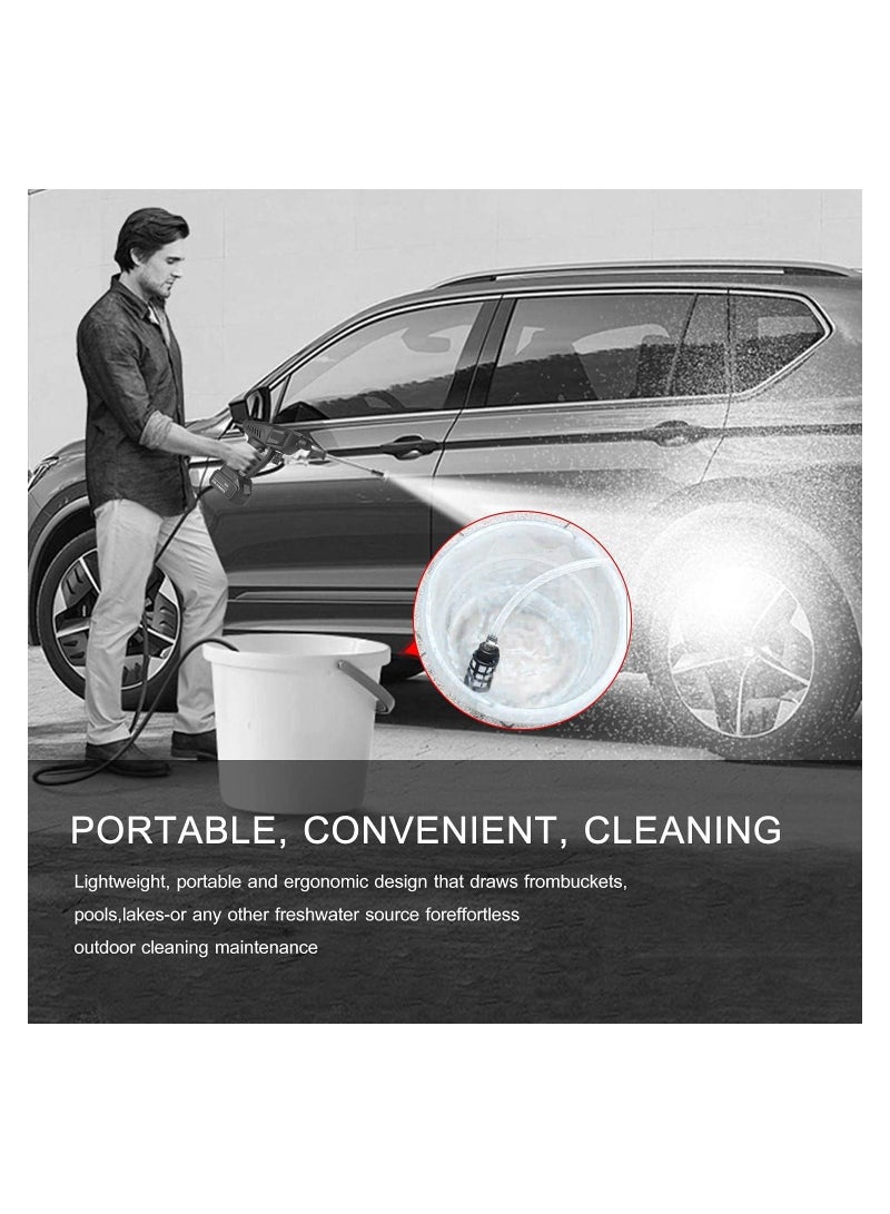 MAAS 24V Cordless Portable Washer Electric High Pressure Cleaner Machine 30Bar Lithium Battery Handheld Car Cleaning Device With Foam Generator Nozzle Water Pump  - Image 4
