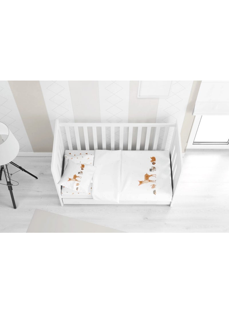 Casadora Baby Forest Amigos 100% Cotton Satin Baby Bedding Set  - Image 2