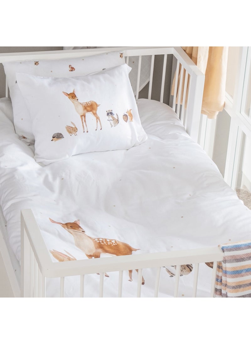 Casadora Baby Forest Amigos 100% Cotton Satin Baby Bedding Set  - Image 4