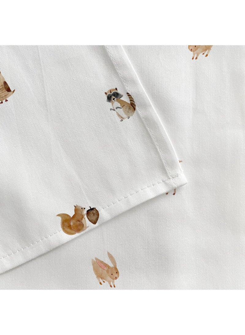 Casadora Baby Forest Amigos 100% Cotton Satin Baby Bedding Set  - Image 5