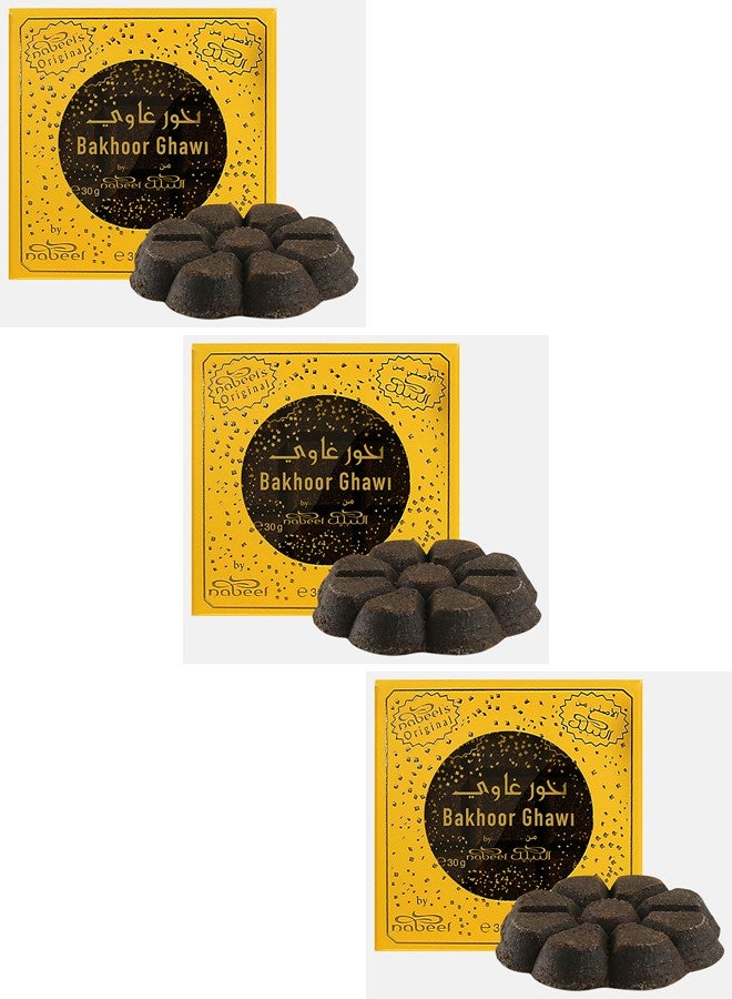 Nabeel 3 Pcs Nabeel Bakhoor Ghawi 30GM - Image 1
