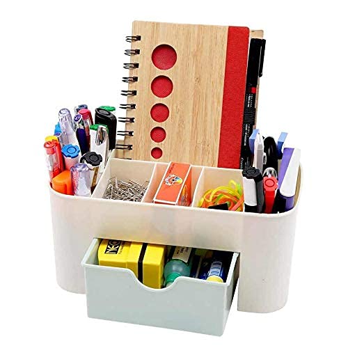 DecoLogy Cosmetics Storage Box, Cosmetic Make Up Organiser Display Table Desktop Storage Stand, Cosmetic Drawer Type Storage Box Case Holder Brush Pen Jewelry Organizer Saving Space (Pack of 1) - Image 4