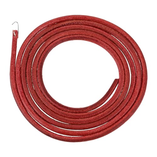 Hicello Sewing Machine Belt, 6FT Leather Belt for Singer Treadle Sewing Machine, Leather Belt Antique Treadle Parts + Hook - Image 1