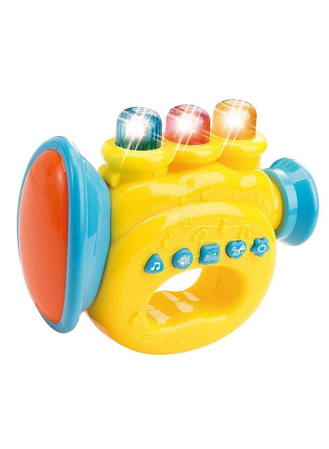 WEofferwhatYOUwant Baby Trumpet - Portable Musical Instrument for Babies & Toddlers - Interactive Toy with Lights, Songs & Play-Along Feature - Image 1