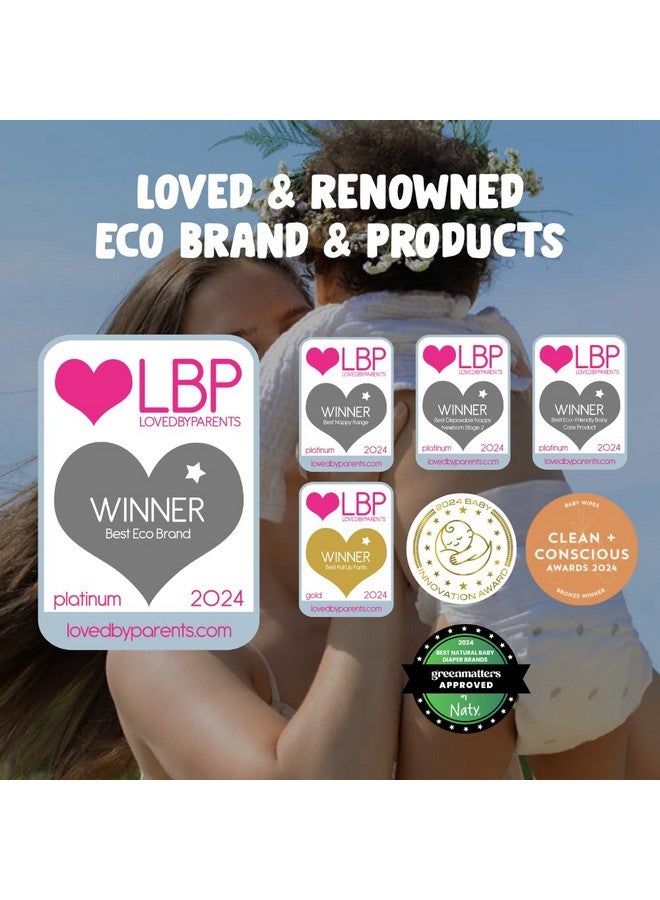 إيكو من ناتي فوط الرضاعة من إيكو باي ناتي - فوط حلمة للأمهات المرضعات، أثناء الحمل وبعد الولادة، مصنوعة من مواد نباتية (30 فوطة) - Image 4