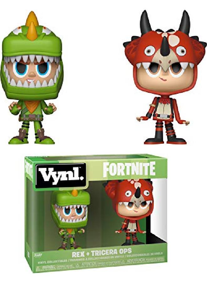 Funko Vynl Fortnite Rex & Tricera Ops Toy Multicolor - Image 1