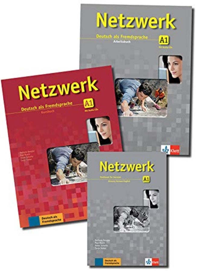 Netzwerk Deutsch als Fremdsprache A1 (Textbook + Workbook + Glossar) (with 2 CDs) Paperback â€“ 2015