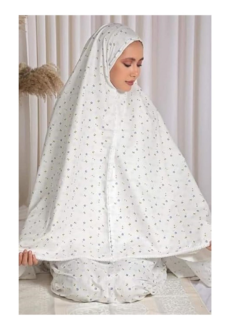 طقم صلاة حديث مكون من قطعتين بتصميم أنيق من قماش فاخر لضمان الراحة والأداء طويل الأمد في كل صلاة - Image 3