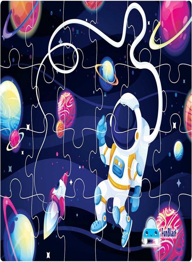 FunBlast Space Theme Jigsaw Puzzle for Kids – 24 Pcs Jigsaw Puzzle for Kids, Boys, Girls (Multicolor) - Image 1