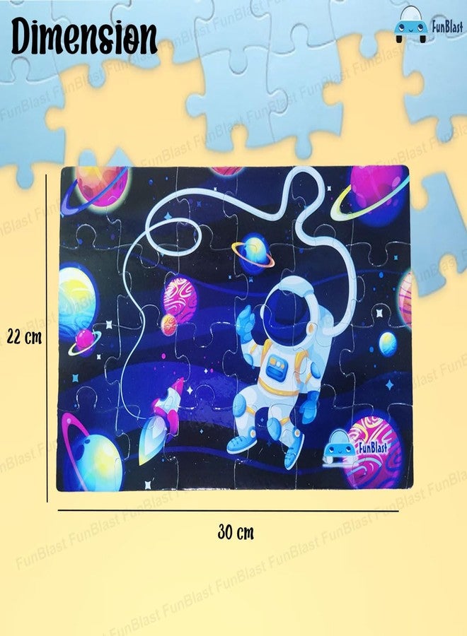 FunBlast Space Theme Jigsaw Puzzle for Kids – 24 Pcs Jigsaw Puzzle for Kids, Boys, Girls (Multicolor) - Image 2