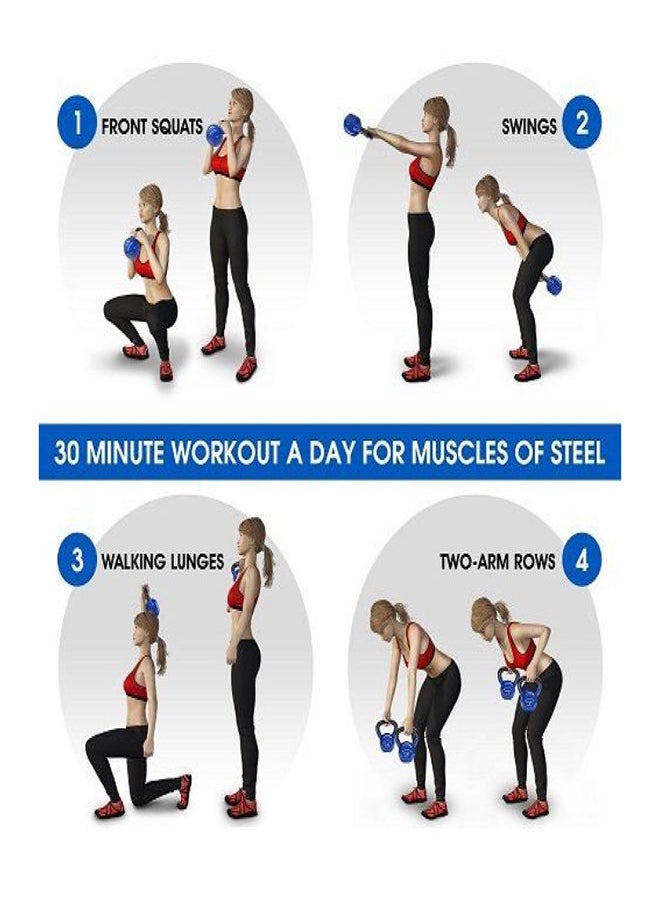 Bodycare - Vinyl Coated Kettlebell With Comfort Grip 2kgs - Image 1