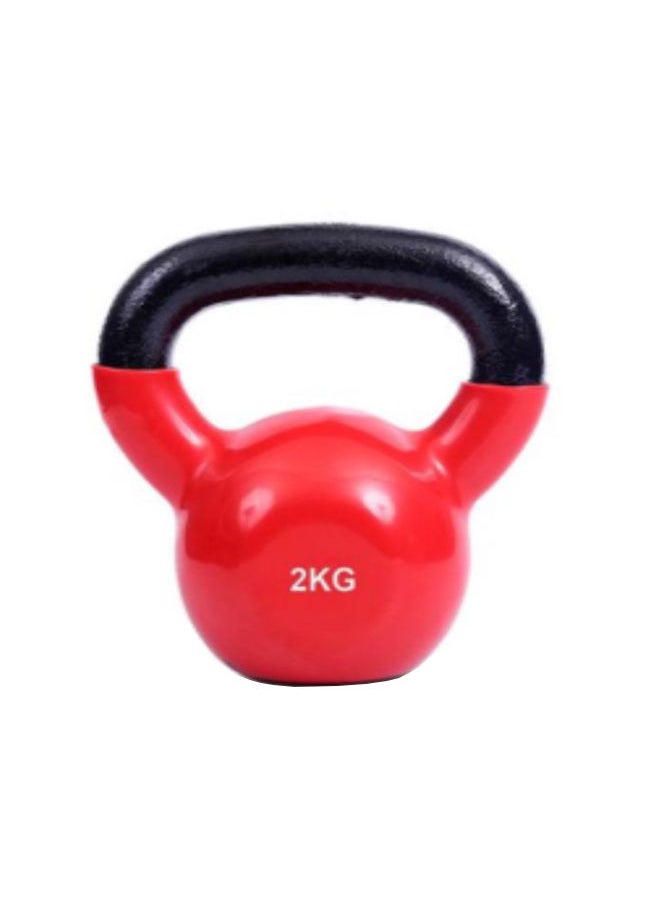Bodycare - Vinyl Coated Kettlebell With Comfort Grip 2kgs - Image 1