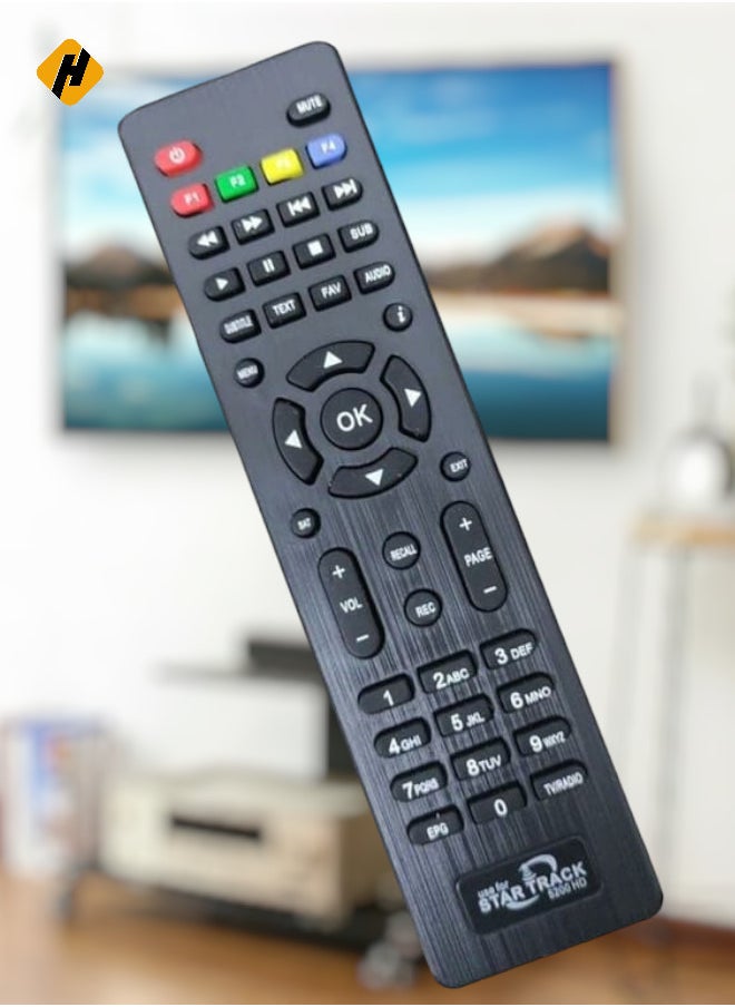 STAR TRACK Star Track 5200 Hd Receiver Remote Control Black 