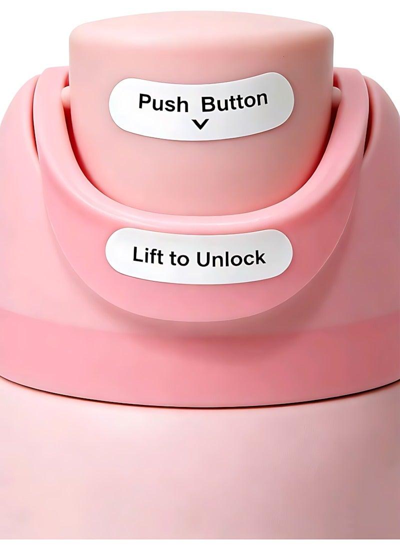 Owala FreeSip Insulated Stainless Steel Water Bottle with Straw, Leak-Proof, BPA-Free, 32 oz Iced Breeze, 1-Pack, (Light Pink) - Image 2