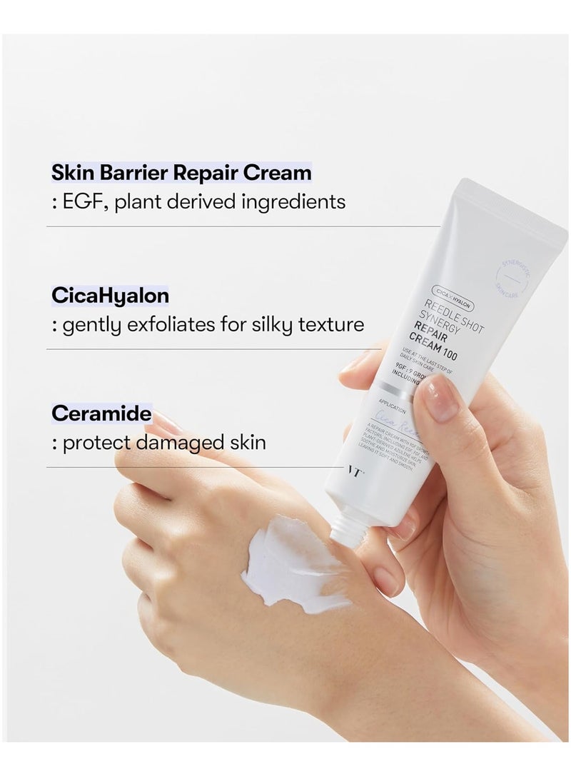 VT COSMETICS CICA Reedle Shot Synergy Repair Cream 100 - 50ml - Image 2