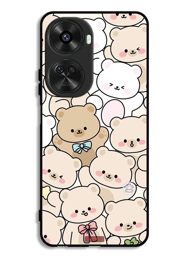 Tolwak Huawei nova 12 SE Protective Case Cover Bears Pattern - Image 1
