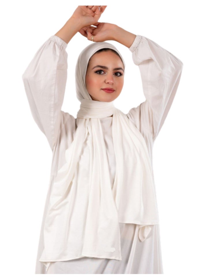 طرحة قطن بيور جيل مناسب طول العام مقاس مناسب 165*63  - Image 3