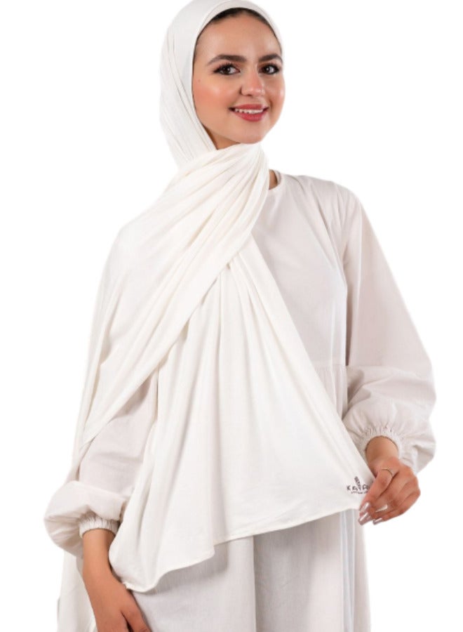 طرحة قطن بيور جيل مناسب طول العام مقاس مناسب 165*63  - Image 1