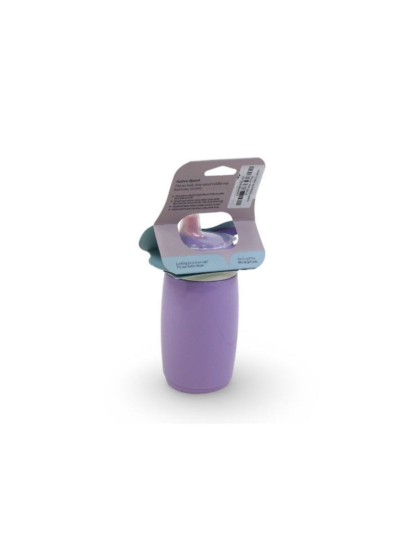 Tommee Tippee Insulated Active Spout Cup 12m+ 266ml  – Purple - Image 2