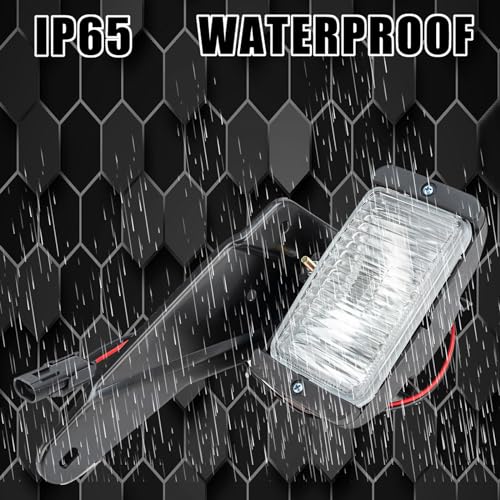 MiKaFex Driver and Passenger Side Fog Light Assembly Compatible with 1988-1999 Chevy/GMC C1500 C2500 C3500 K1500 K2500 K3500 / 82-91 GMC S15 / 82-97 Chevy S10 - Image 3