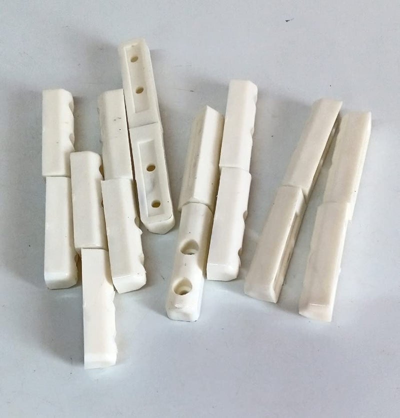 Plastic Hinges for Netlon Windows 8pcs White 95cm  - Image 1