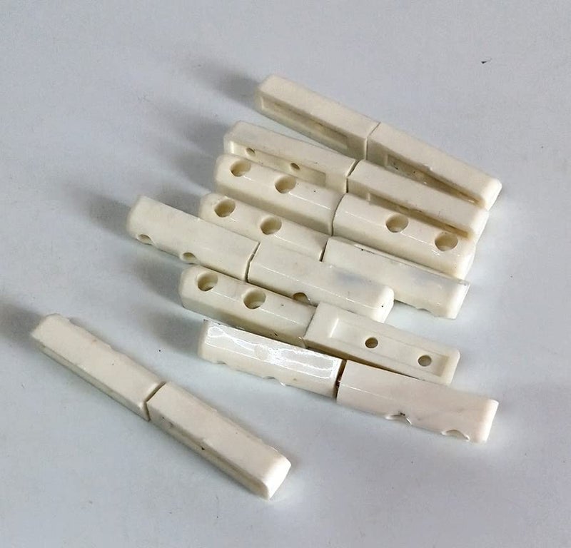 Plastic Hinges for Netlon Windows 8pcs White 95cm  - Image 2