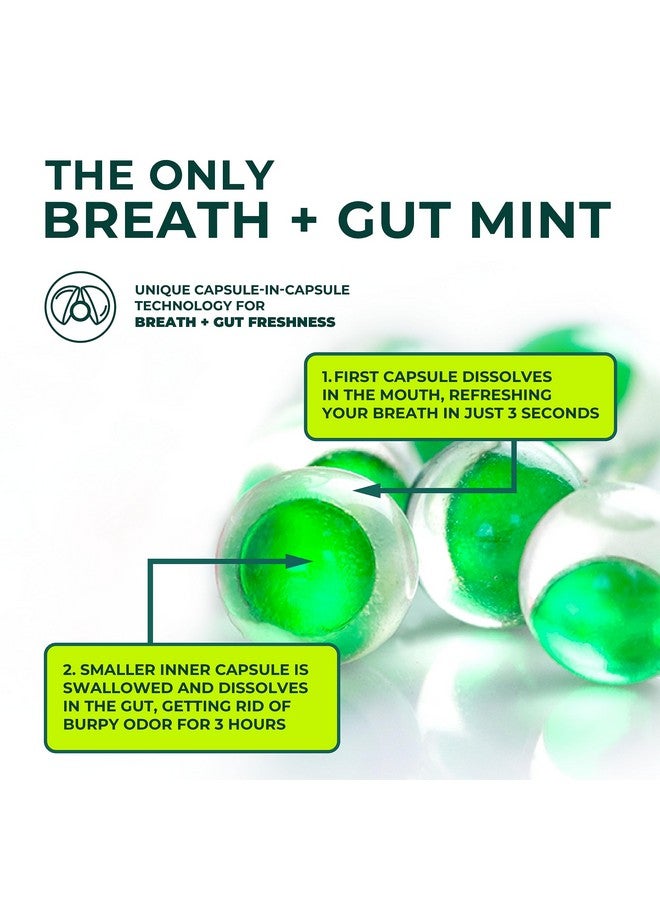 NUDE Mints | Dual Action Liquid Capsules | Mouth Watering Mint - Lasts 3X Longer - 3X Stronger - Extreme Bad Breath Treatment For Adults - Sugar Free, 0 Calorie - Melon - 10 Pack - 300 Capsules - Image 3
