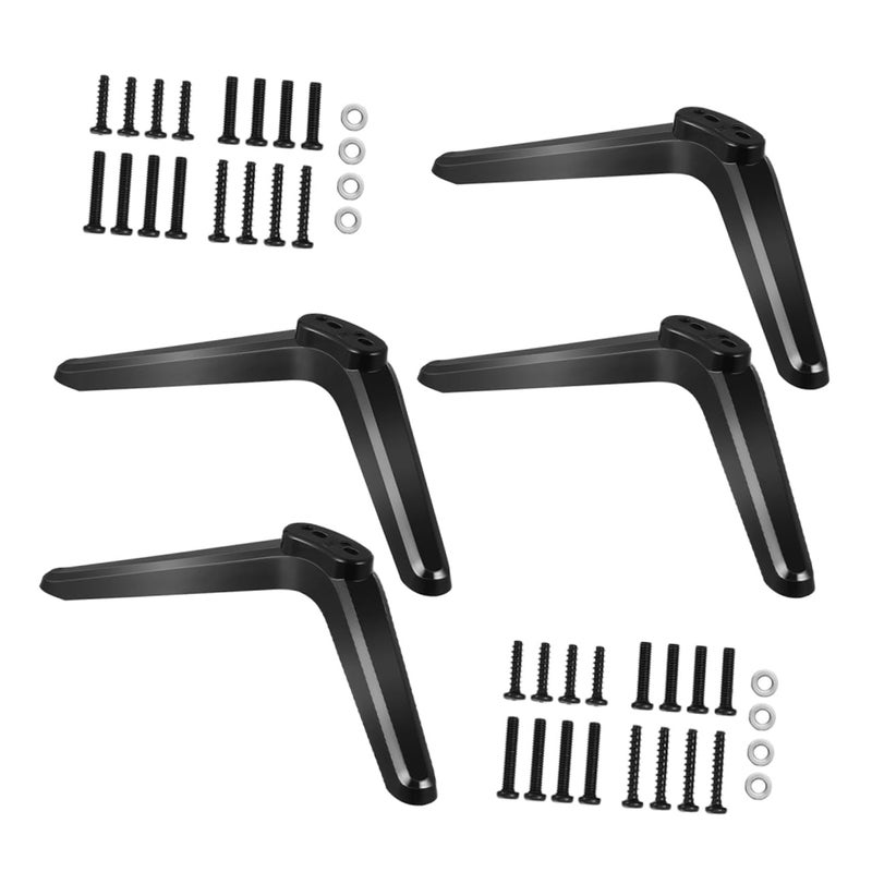 2 Sets Flat Screen TV Stand Mount Desk Bracket For Living Room - Image 2