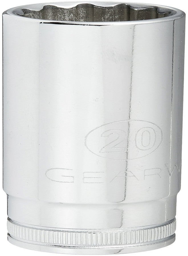 GEARWRENCH 1/2" Drive Deep Metric Socket 20mm, 12 Point - 80817D - Image 1