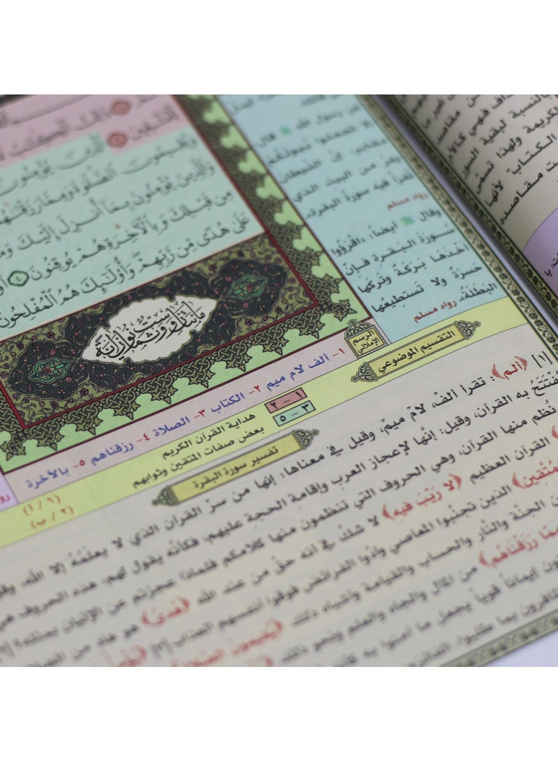 مصحف التفسير الموضوعي للحافظ المتقن مع أسباب النزول حجم  كبير 35*25 - Image 3