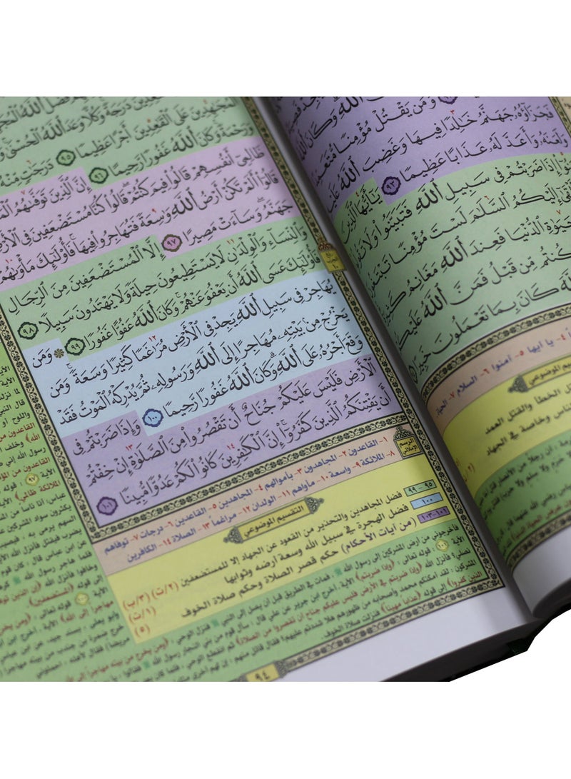 مصحف التفسير الموضوعي للحافظ المتقن مع أسباب النزول حجم  كبير 35*25 - Image 4