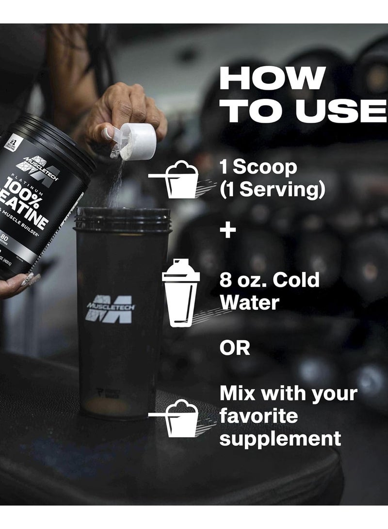 MuscleTech Platinum 100% Creatine Unflavoured 400g - Image 3