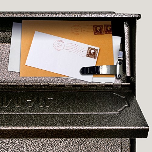 Mail Boss 7174 Townhouse, Bronze Wall Mount Decorative Locking Security Mailbox For Home,Medium - Image 5