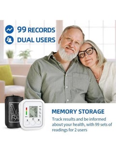 TIGER Blood Pressure Monitor with LCD Digital Display – Accurate & Easy-to-Use Home BP Cuff, Large Screen for Clear Readings, Adjustable Arm Cuff, Portable, Ideal for Monitoring Health at Home  - Image 5