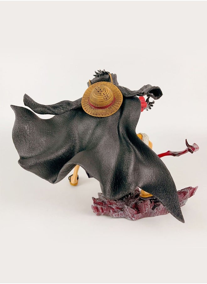 One Piece One Piece Ghost Island Luffy Action Figure Decorative Resin Sculpture Home Decor Statue, Art Figurine Home Ornament Decoration for Office, Living Room, Bedroom, Book Shelf, TV Cabinet, Desktop  - Image 3