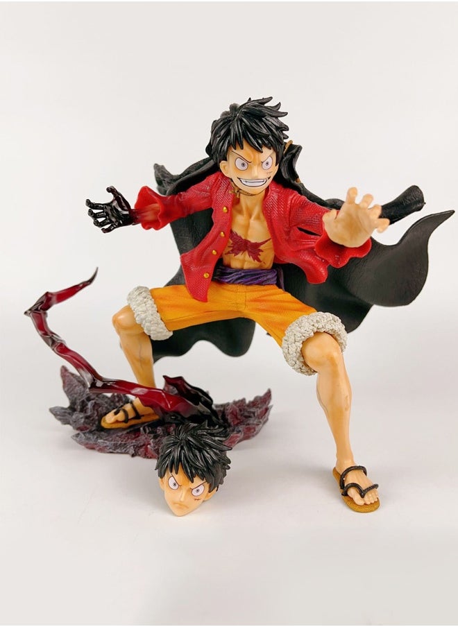 One Piece One Piece Ghost Island Luffy Action Figure Decorative Resin Sculpture Home Decor Statue, Art Figurine Home Ornament Decoration for Office, Living Room, Bedroom, Book Shelf, TV Cabinet, Desktop  - Image 4