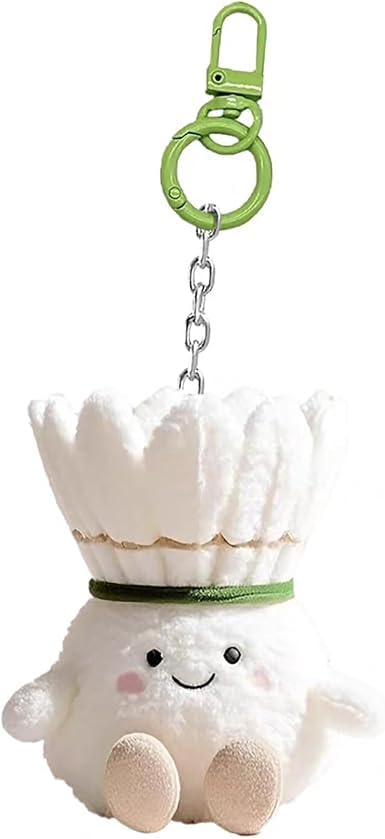 BdelrinQue Badminton Ornament, Cute Badminton Keychain for Girls, White badminton accessories6x7x8 cm, Bag Charms for Handbags, Sports Equipment Decoration, Gift for Badminton Enthusiasts - Image 1