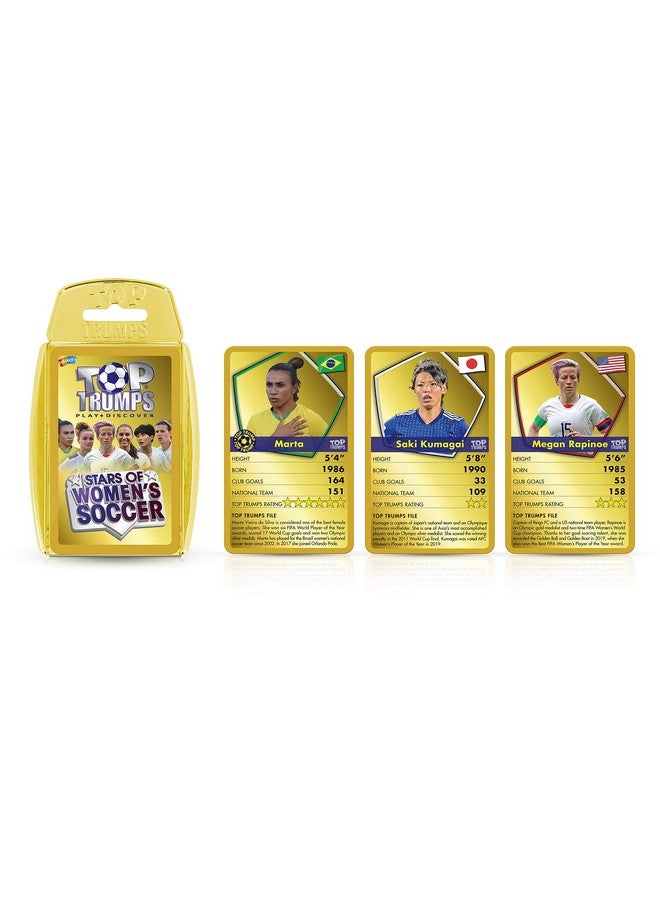 Top Trumps Top Trumps Card Game Stars of Women’s Soccer - Fun Educational Game for Families, Adults & Kids Ages 6+ - 2+ Players - Image 2