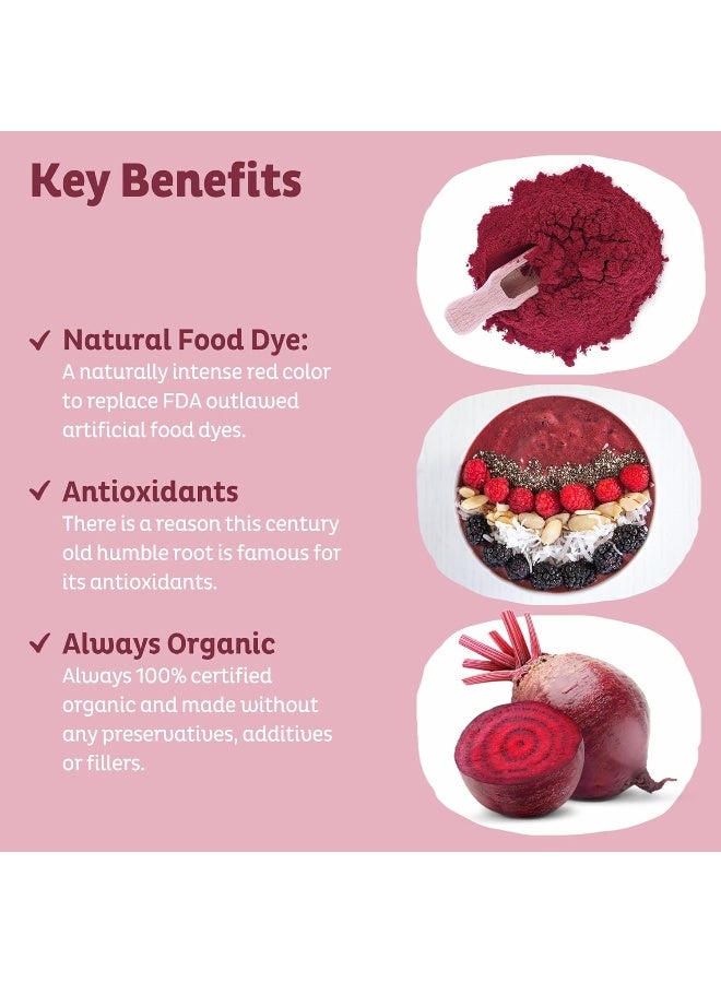 KOS Organic Beet Root Powder - Natural Nitric Oxide Boosting Beet Root Powder - Image 3