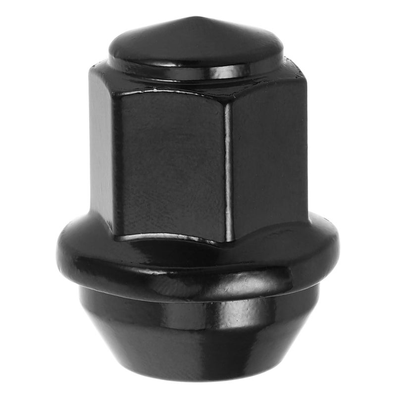 Black 14x1 5mm Solid Wheel Lug Nuts For Mid Size SUV Sports Coupe Tire Rim Caps - Image 2